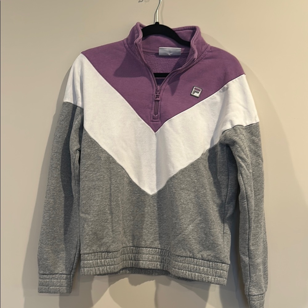 Fila Purple Fleece Quarter-Zip